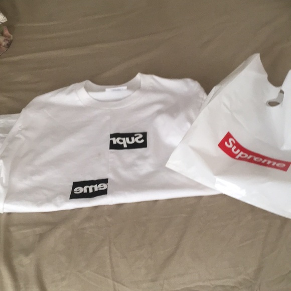 Comme des garçons x supreme split box logo tee - Picture 6 of 6